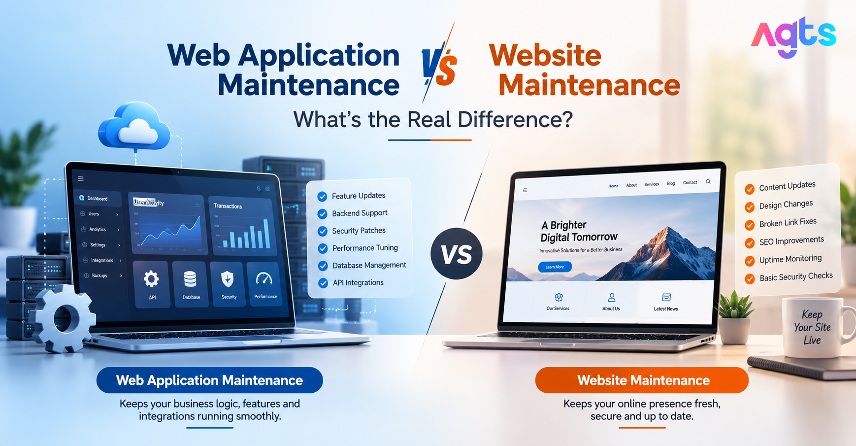 Web Application Maintenance vs Website Maintenance: What's the Real Difference?